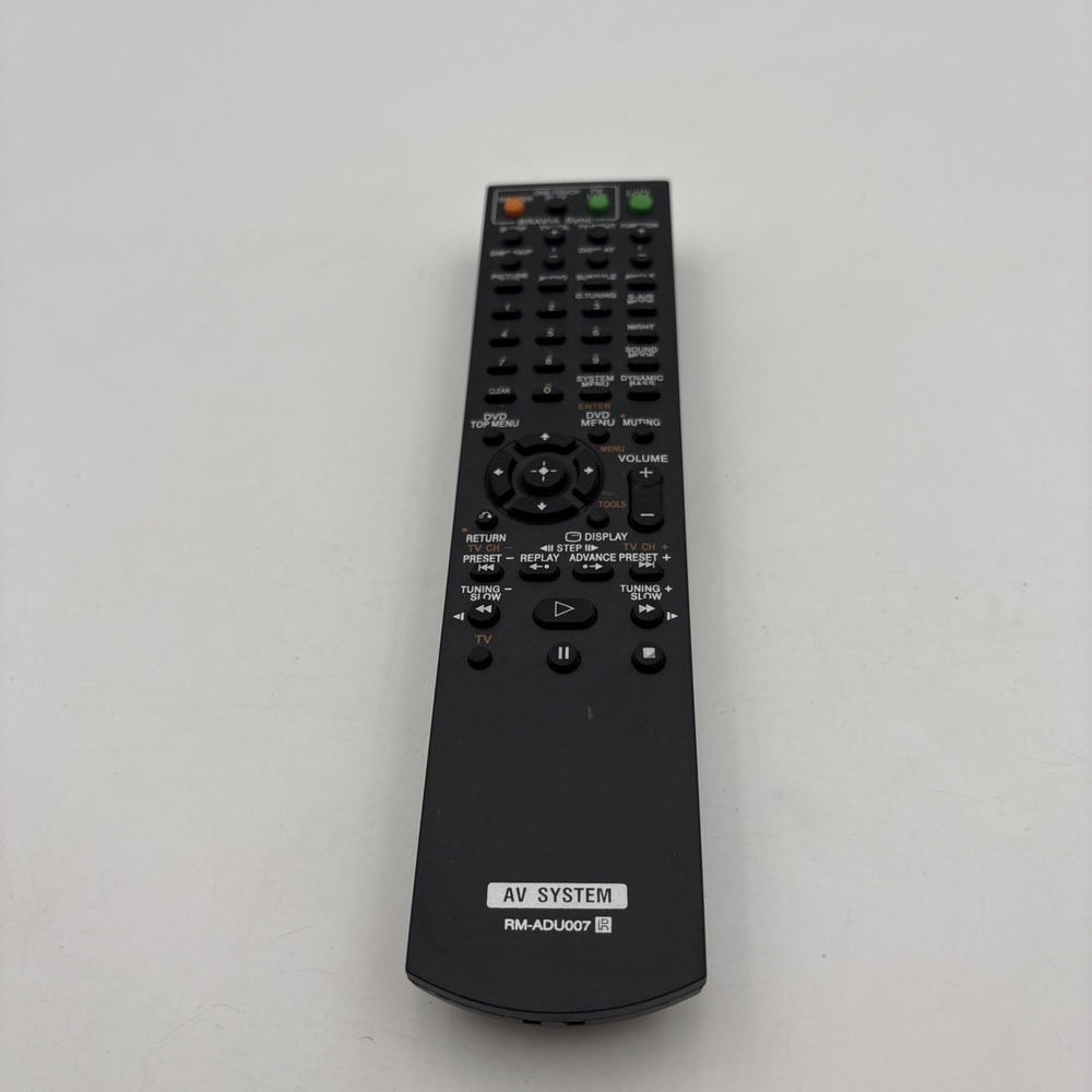 RM-ADU007 Replace Remote for Sony AV System DAV-HDX285 DAV-HDX475 DAV-HDX287WC